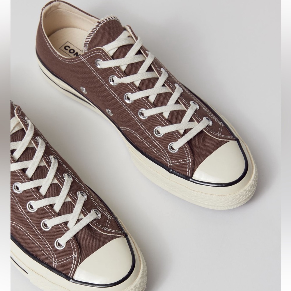 NWT WMNS Brown Converse Chuck Taylor Low Top Size 8 - Picture 5 of 12